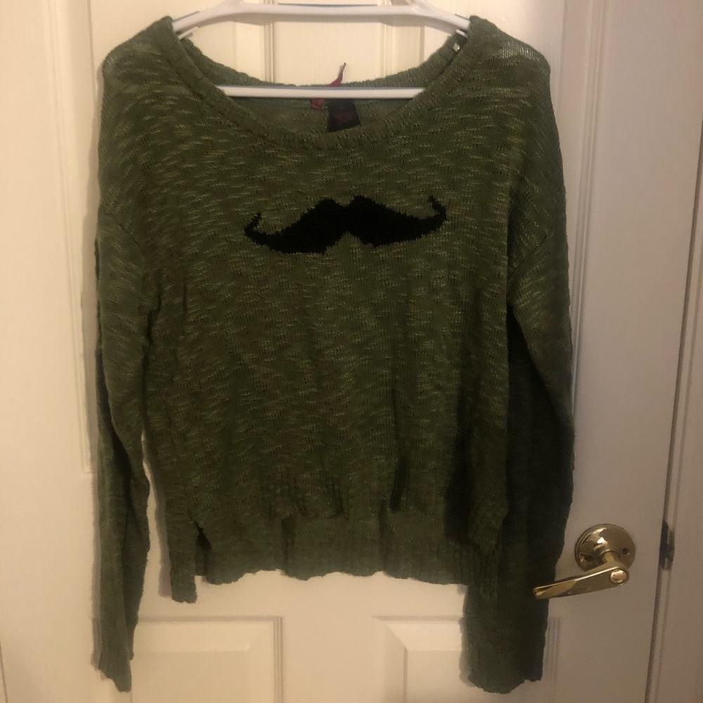 Mustache sweater
